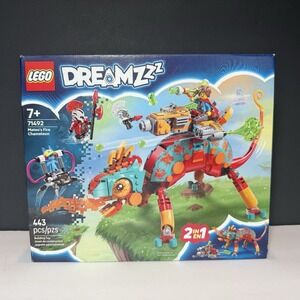 LEGO DREAMZzz 71492 Mateo's Fire Chameleon 2-in-1 Building Set 443pcs NEW Sealed